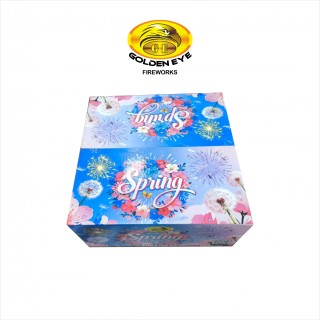 Kembang Api Spring Cake 0.8 inch 100 Shots - GE08100F
